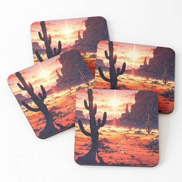 Item preview, Sunset over the Red Desert designed and sold by HikariMoments.