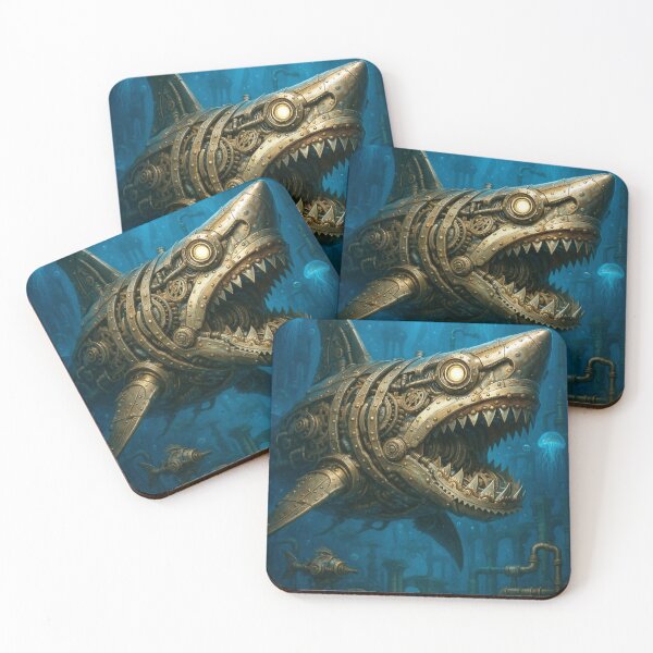 Item preview, Steampunk Megalodon – Giant of the Deep Sea designed and sold by Eric Nagel.