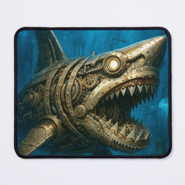 Item preview, Steampunk Megalodon – Giant of the Deep Sea designed and sold by Eric Nagel.