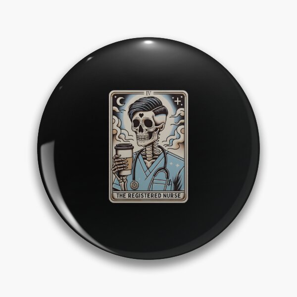 Item preview, The Registered Nurse Man Tarot Card designed and sold by CassieReilley.