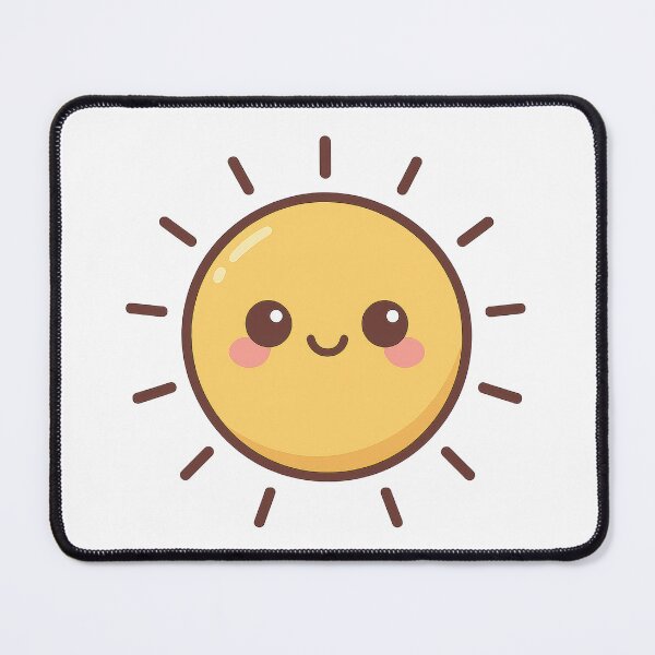 Item preview, Cute Smiling Sun Cartoon Illustration designed and sold by ImagineCorner.