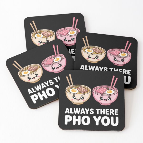 Item preview, Always There Pho You, Romantic Pun Kawaii designed and sold by TyraYoung.