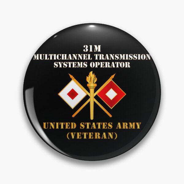 Item preview, Army - 31M  - SIgnal Branch - US Army - Veteran X 300DPI designed and sold by Military Insignia Products.