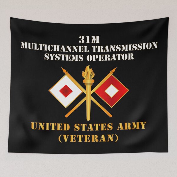 Item preview, Army - 31M  - SIgnal Branch - US Army - Veteran X 300DPI designed and sold by Military Insignia Products.