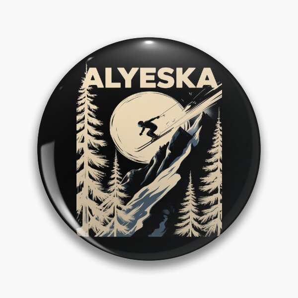 Item preview, Alyeska Alaska Ski Mountains Adventure Hike designed and sold by TyraYoung.