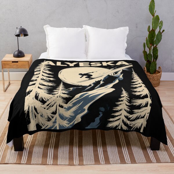 Item preview, Alyeska Alaska Ski Mountains Adventure Hike designed and sold by TyraYoung.