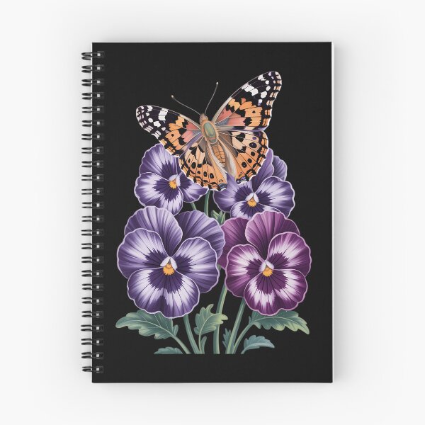 Item preview, Butterfly Purple Floral Pansy Dementia Alzheimer's Awareness designed and sold by TyraYoung.