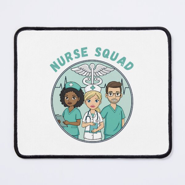 Item preview, Nurse Squad Medical Team Healthcare Appreciation Art designed and sold by ZenDoodle.