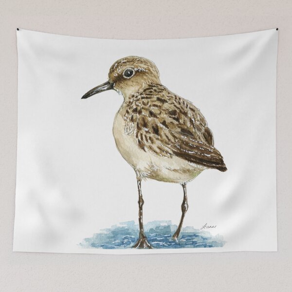 Item preview, Watercolour Sand Piper Bird designed and sold by leanneland.