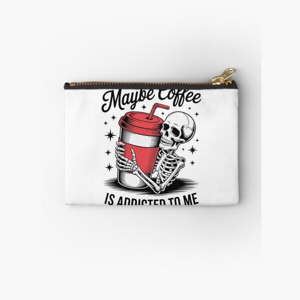 Item preview, Maybe Coffee is Addicted to Me Halloween Skeleton Coffee designed and sold by HaileyRobel.