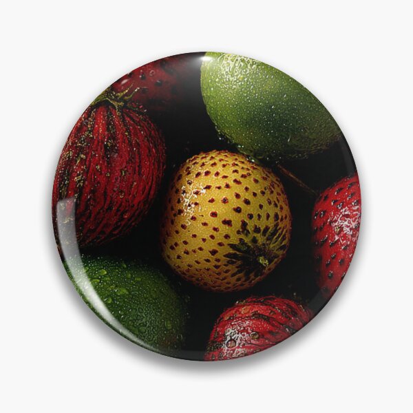 Item preview, Healthyfood Feast Vibrant Tropical Fruit Watercolor Bounty designed and sold by CrunchyGoats.