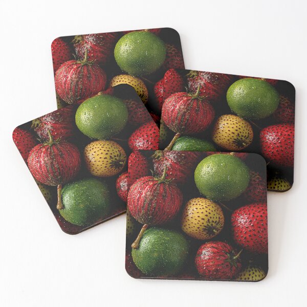 Item preview, Healthyfood Feast Vibrant Tropical Fruit Watercolor Bounty designed and sold by CrunchyGoats.