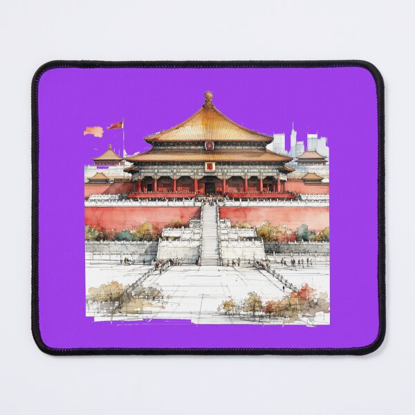 Item preview, Forbidden City Beijing China 3D Sketch , designed and sold by PaintMeWorld.