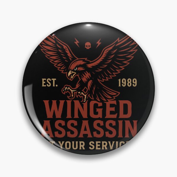 Item preview, Falcon Winged Assassin At Your Service Falconry designed and sold by LuminOrb.