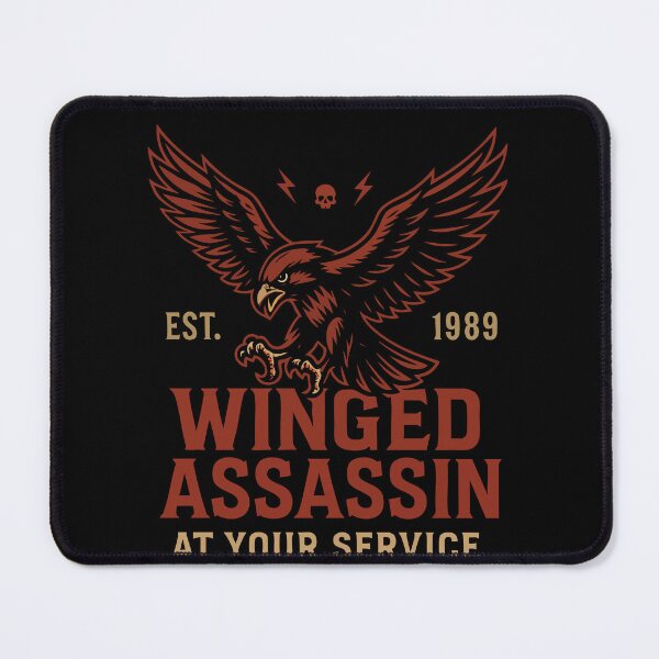 Item preview, Falcon Winged Assassin At Your Service Falconry designed and sold by LuminOrb.