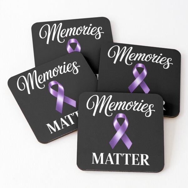 Item preview, Alzheimer Awareness Memories Matter Support Month Purple Ribbon designed and sold by TyraYoung.