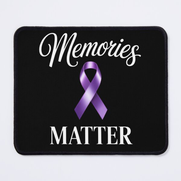 Item preview, Alzheimer Awareness Memories Matter Support Month Purple Ribbon designed and sold by TyraYoung.