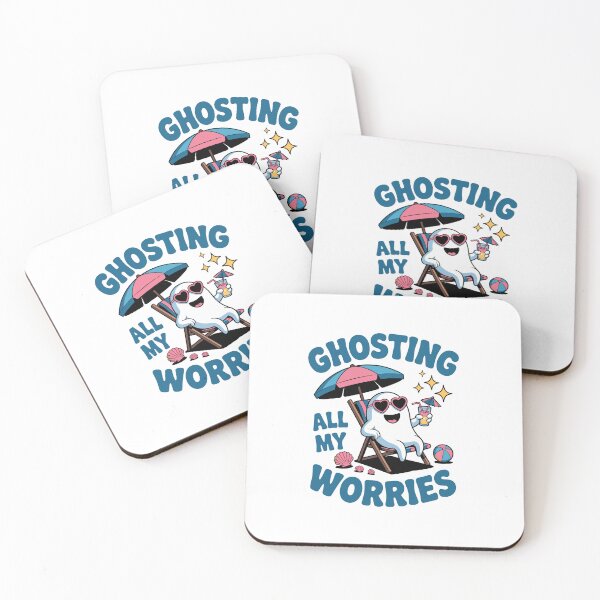 Item preview, HALLOWEEN T-SHIRT GHOSTING ALL MY WORRIES GHOST T-SHIRT designed and sold by Monrue66 .