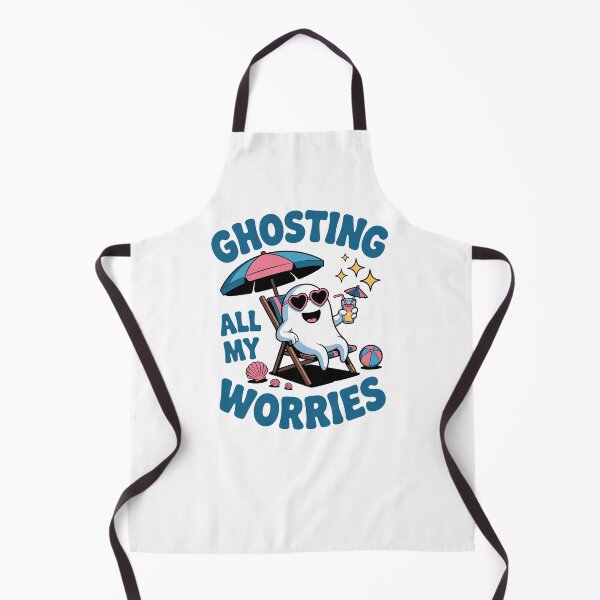 Item preview, HALLOWEEN T-SHIRT GHOSTING ALL MY WORRIES GHOST T-SHIRT designed and sold by Monrue66 .