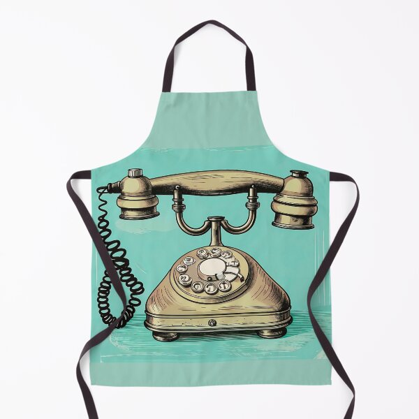 Item preview, Retro Teal Rotary Phone designed and sold by LanaGustavsson.