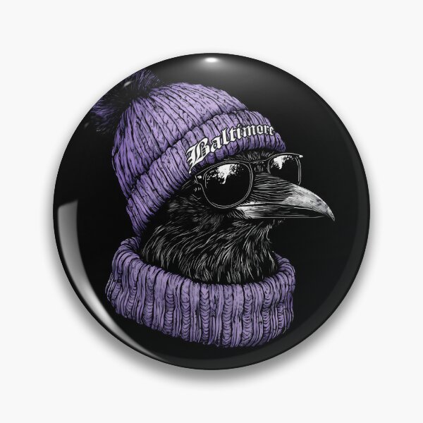 Item preview, Analogic Balt.imore Ravens s Streetwear Balt.imore Graphic Purple Raven  designed and sold by JordLehne.