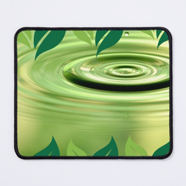 Item preview, Nature's ripple , Green leaves and water drop design  designed and sold by Cre8Gift.