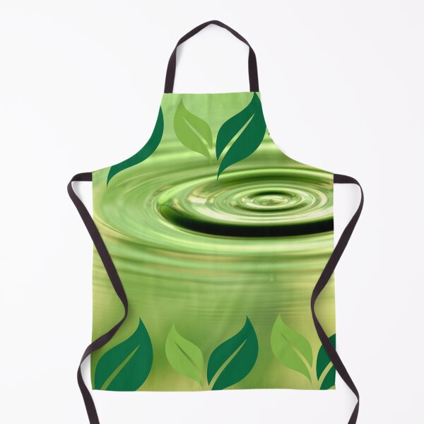 Item preview, Nature's ripple , Green leaves and water drop design designed and sold by Cre8Gift.