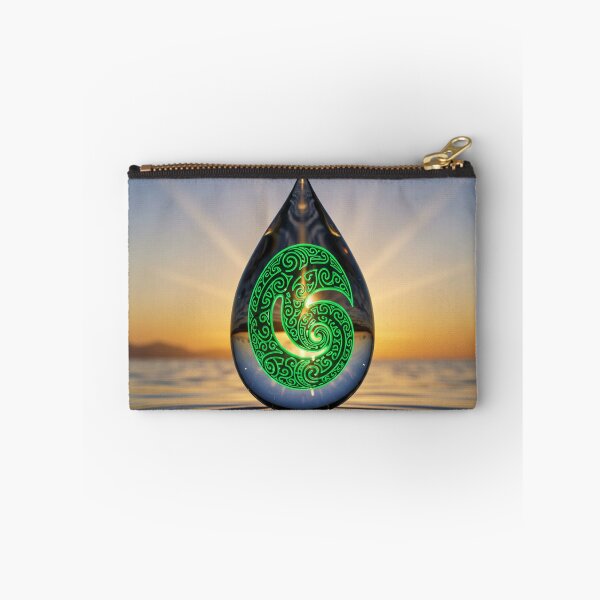 Item preview, Emerald Koru Wairua in a Droplet of Sunset designed and sold by KoruWairua-Arts.