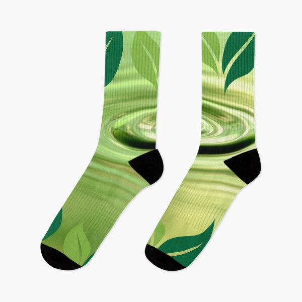 Item preview, Nature's ripple , Green leaves and water drop design  designed and sold by Cre8Gift.
