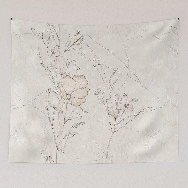 Item preview, Flower Sketch designed and sold by CoolPixels.
