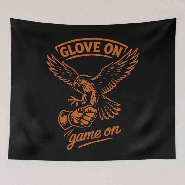 Item preview, Falcon Glove On Game On Falconry Hunting Design designed and sold by LuminOrb.