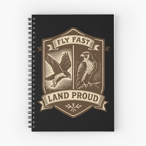 Item preview, falconry Fly Fast Land Proud Falcon Design designed and sold by LuminOrb.
