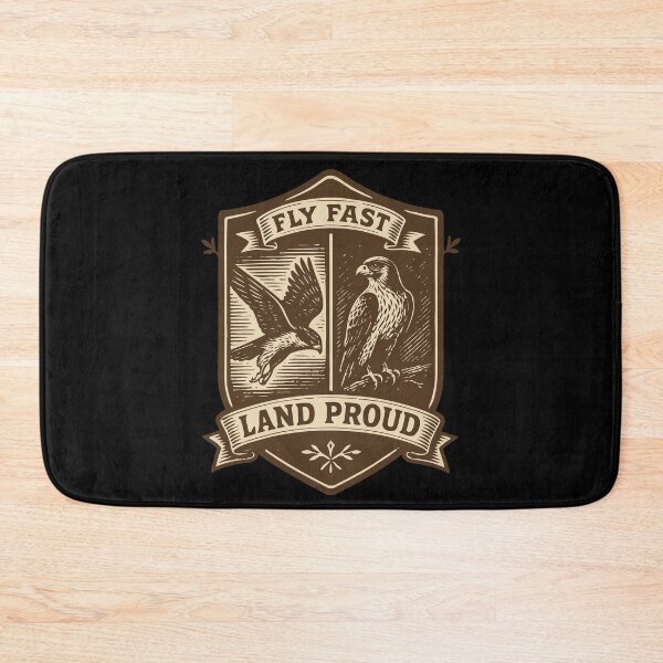 Item preview, falconry Fly Fast Land Proud Falcon Design designed and sold by LuminOrb.
