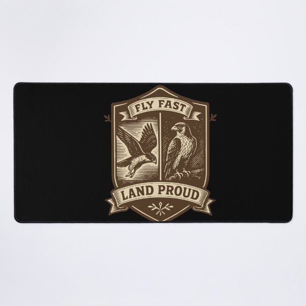 Item preview, falconry Fly Fast Land Proud Falcon Design designed and sold by LuminOrb.