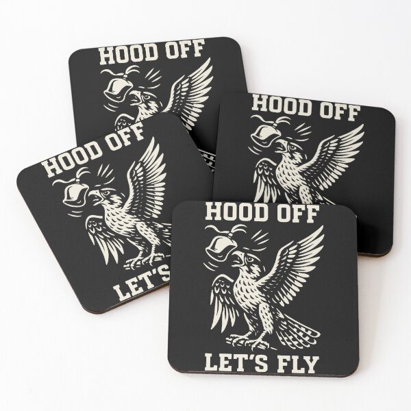 Item preview, Falcon Hood Off Let's Fly Falconry Adventure designed and sold by LuminOrb.