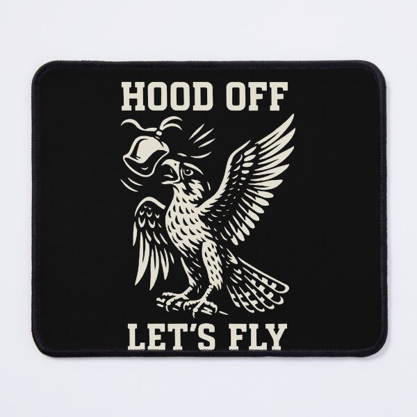 Item preview, Falcon Hood Off Let's Fly Falconry Adventure designed and sold by LuminOrb.