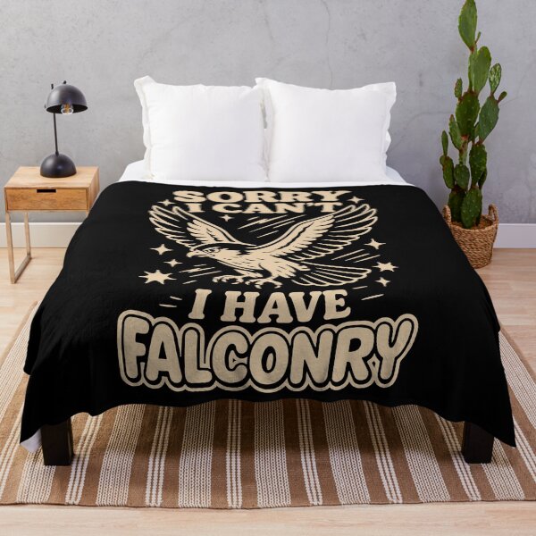 Item preview, Falcon Design Sorry I Can't I Have Falconry Bird designed and sold by LuminOrb.