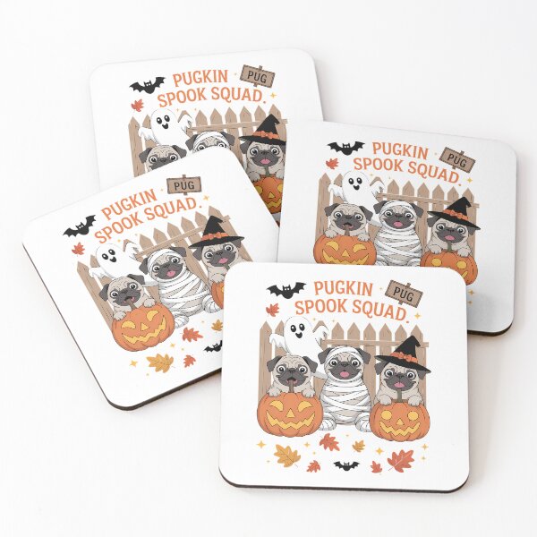 Item preview, Pugkin Spook Squad Cute Pug Halloween Spooky Ghost Pumpkin designed and sold by Sunset4Bones.