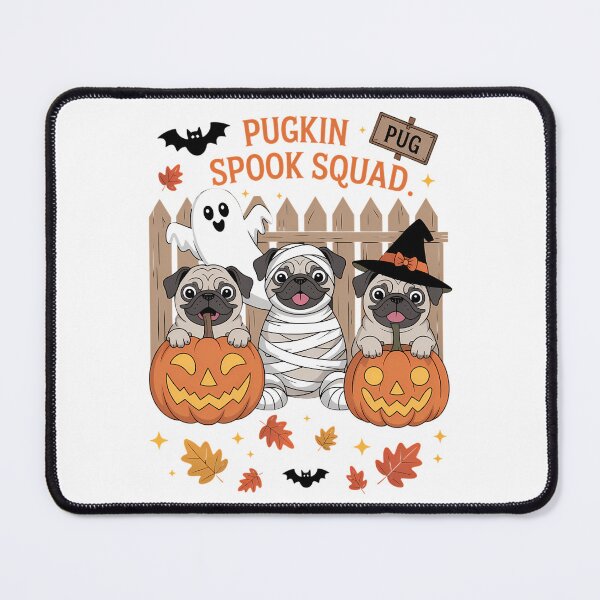 Item preview, Pugkin Spook Squad Cute Pug Halloween Spooky Ghost Pumpkin designed and sold by Sunset4Bones.