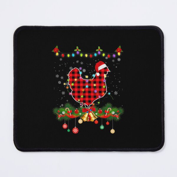Item preview, Funny Matching Buffalo Plaid Chicken Christmas Pajama designed and sold by vereliazizliu.