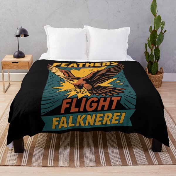 Item preview, Feathers Flight Falknerei Peregrine Falcon Design designed and sold by LuminOrb.