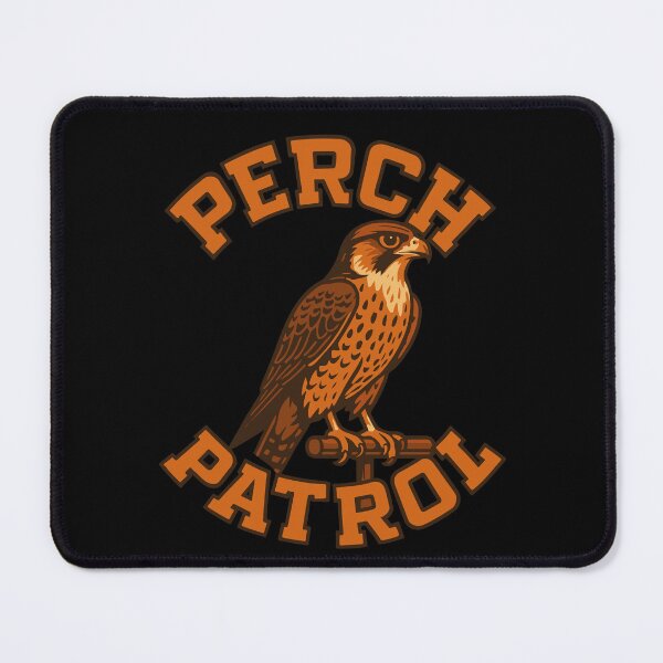 Item preview, Falcon Perch Patrol Falconry Bird Watching Design designed and sold by LuminOrb.
