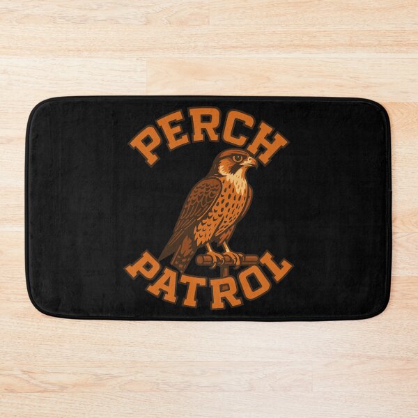 Item preview, Falcon Perch Patrol Falconry Bird Watching Design designed and sold by LuminOrb.