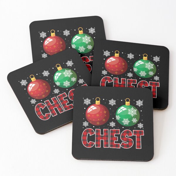 Item preview, Chest Nuts Matching Chestnuts Funny Christmas Couples Chest 		 designed and sold by pubjjxriso.