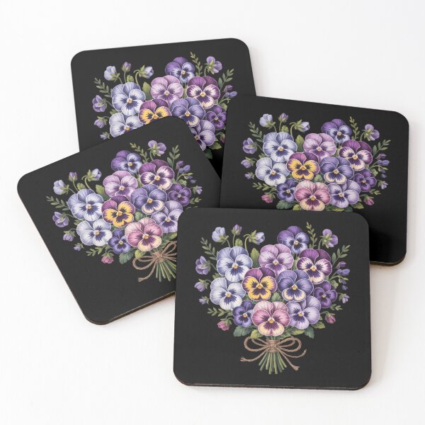 Item preview, alzheimer purple floral pansy dementia alzheimer's awarenes designed and sold by TrinaEspinoza.