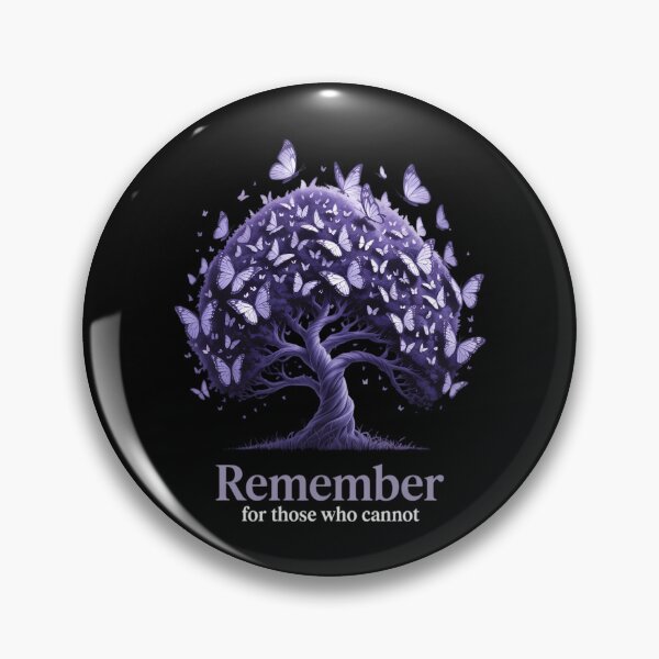 Item preview, Remember Alzheimer Awareness Purple Butterfly designed and sold by TrinaEspinoza.