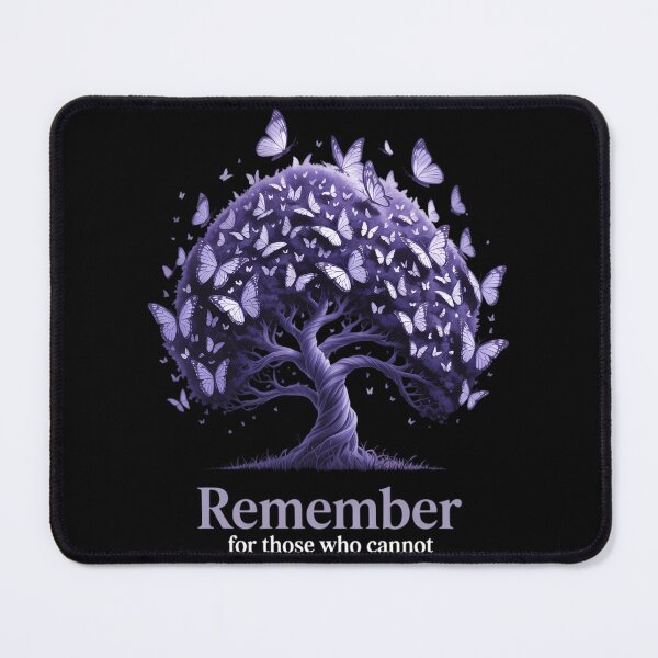 Item preview, Remember Alzheimer Awareness Purple Butterfly designed and sold by TrinaEspinoza.