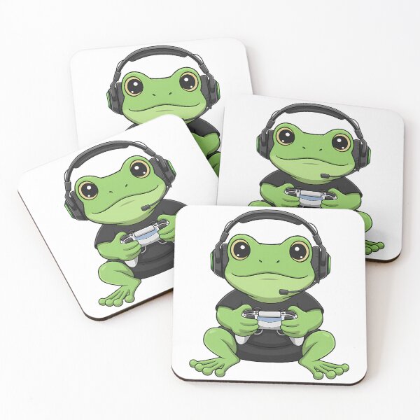 Item preview, Frog Gamer Headphones Controller Cute designed and sold by k3rstman1.