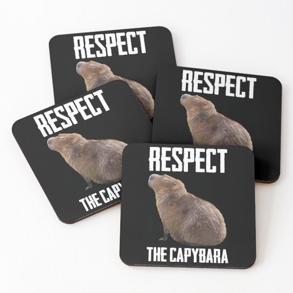 Item preview, Respect The Capybara Funny Rodent Capibara Photo 		 designed and sold by liperokovinaf.