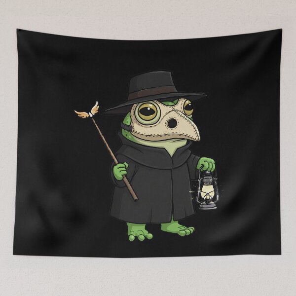 Item preview, Frog Plague Doctor Steampunk Whimsical designed and sold by k3rstman1.